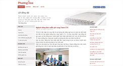 Desktop Screenshot of phuonghoa.edu.vn